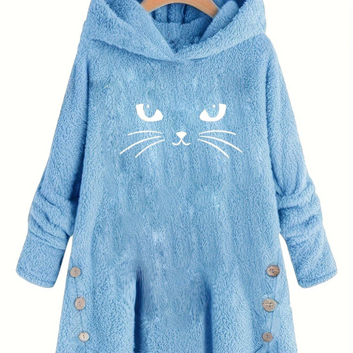 Kira – Cozy Cat Hoodie - MABEL LONDON