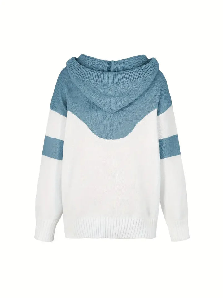 RÍONA™ - Dual-Tone Cosy Hoodie - MABEL LONDON