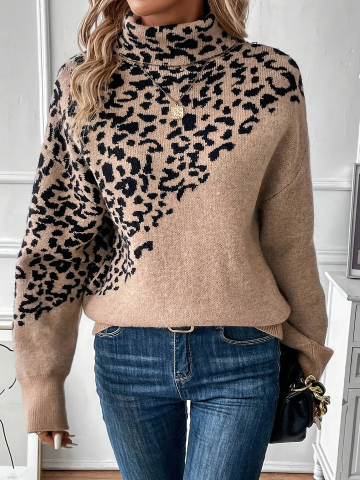 ZAYNA™ - Leopard Sweater - MABEL LONDON