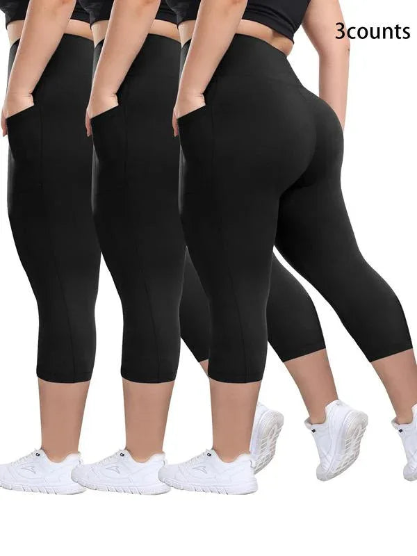 MIRA™ – Breathable 3-Pack Capris - MABEL LONDON