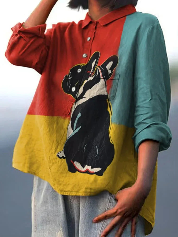 MILA™ - Dog Art Shirt - MABEL LONDON