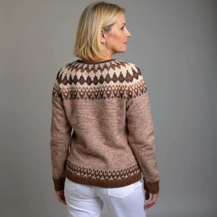 IRIS | VINTAGE ICELANDIC CARDIGAN - MABEL LONDON