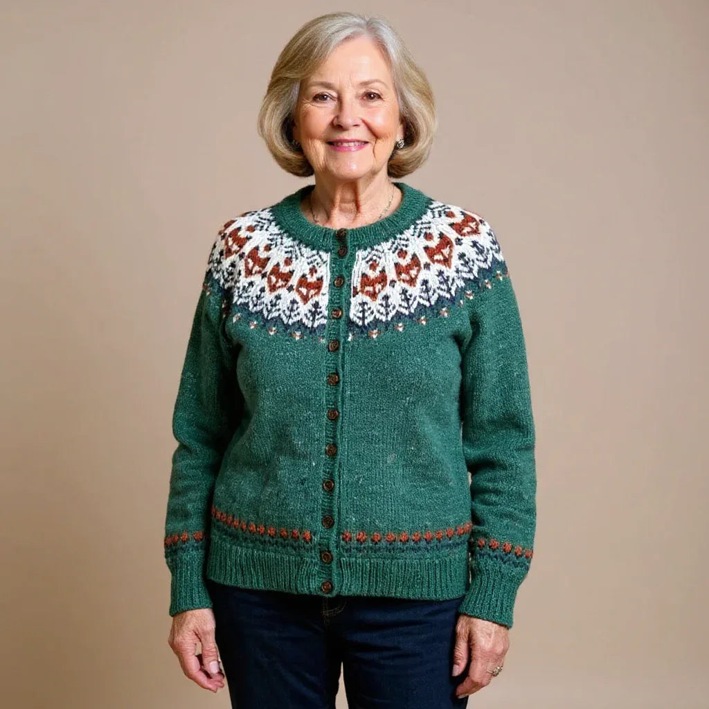 ISLA | VINTAGE ICELANDIC CARDIGAN - MABEL LONDON