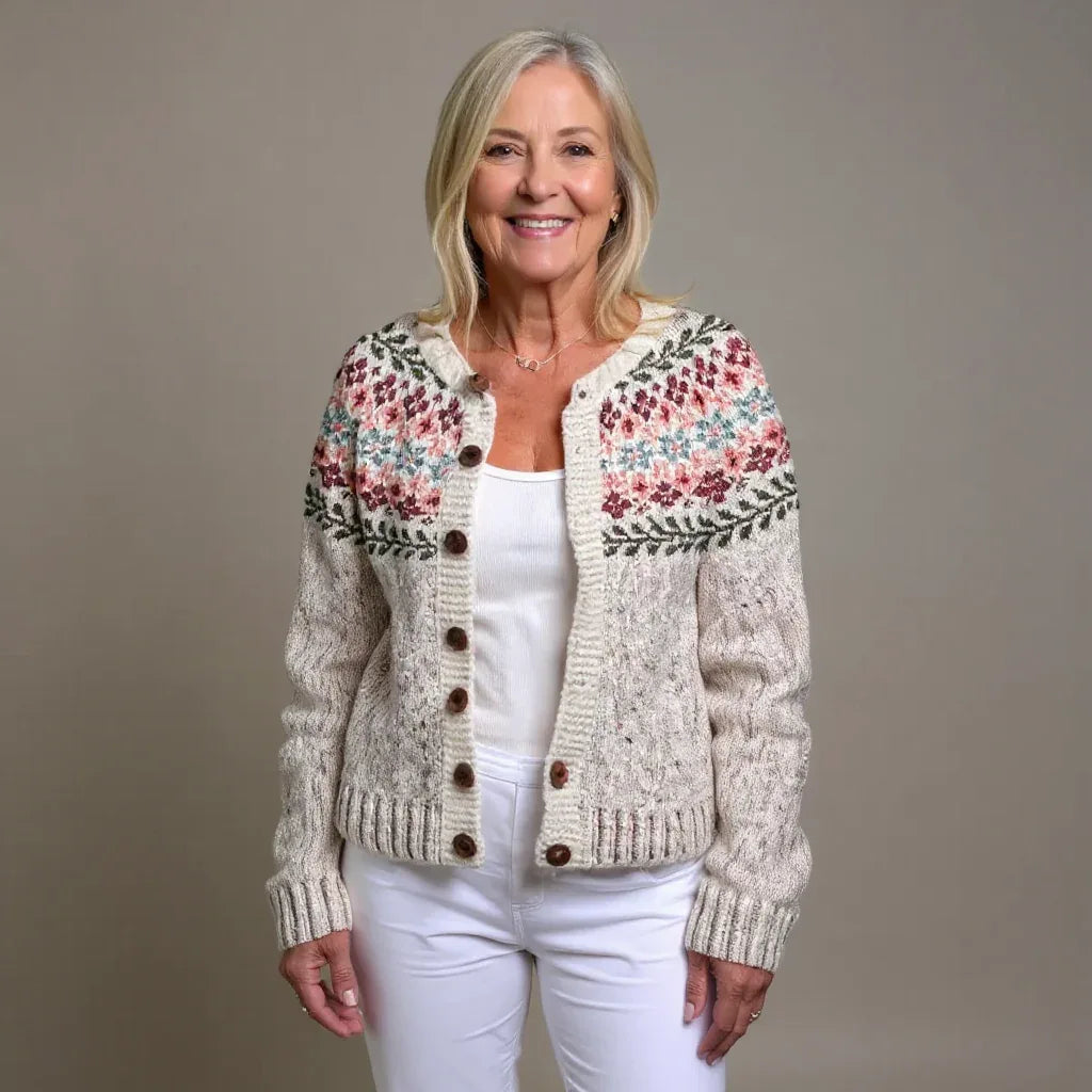 MADELEINE | VINTAGE ICELANDIC CARDIGAN - MABEL LONDON