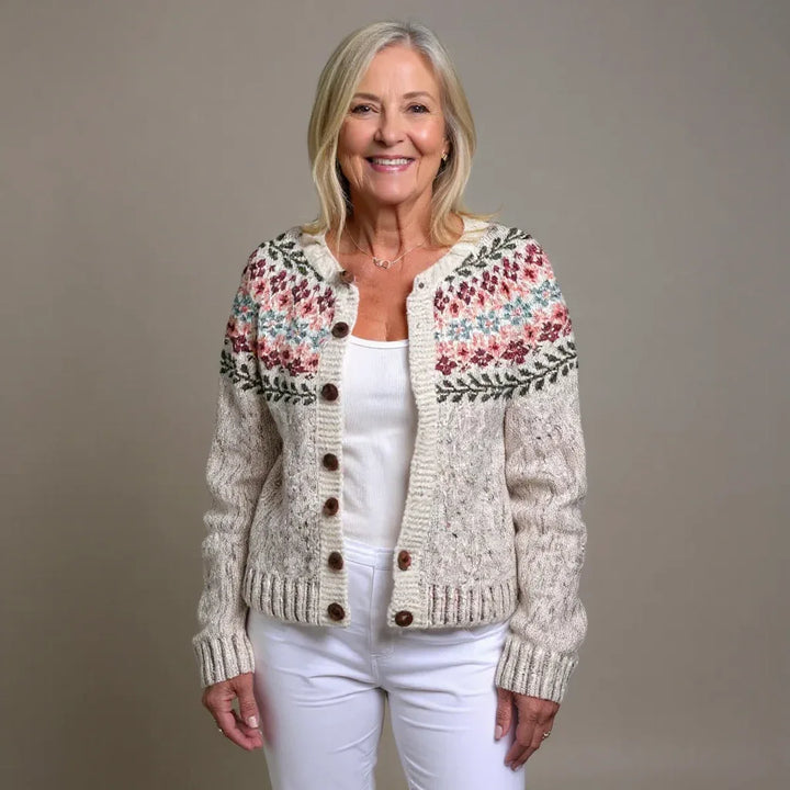 MADELEINE | VINTAGE ICELANDIC CARDIGAN - MABEL LONDON