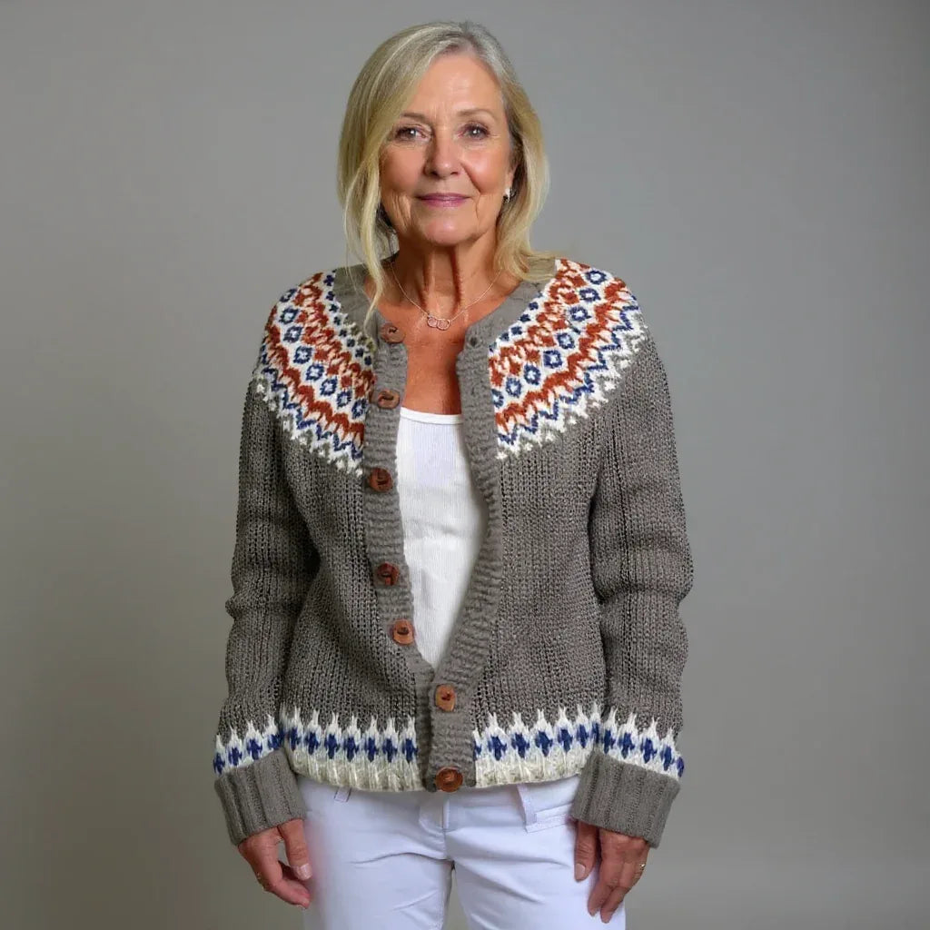 BELLA | VINTAGE ICELANDIC CARDIGAN - MABEL LONDON