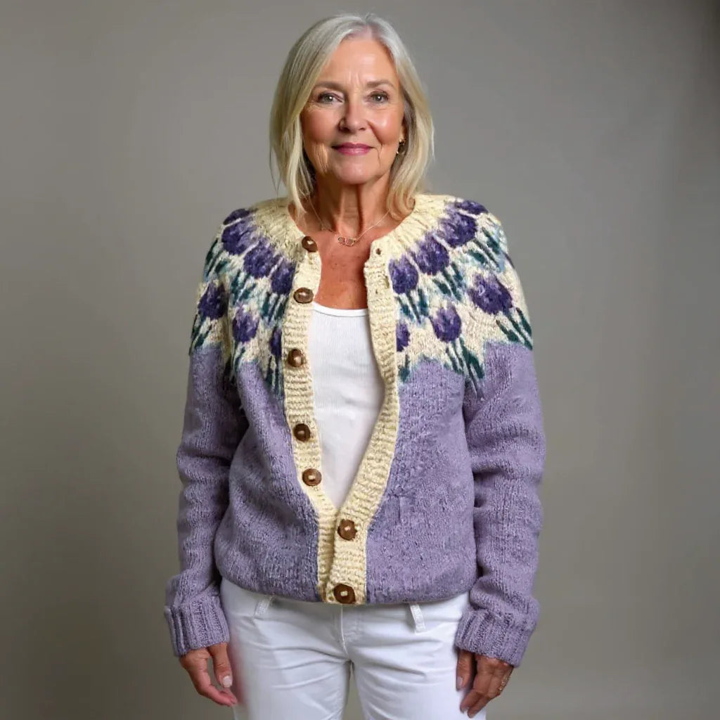 JOSEPHINE | VINTAGE ICELANDIC CARDIGAN - MABEL LONDON
