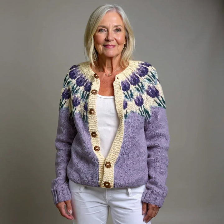 JOSEPHINE | VINTAGE ICELANDIC CARDIGAN - MABEL LONDON