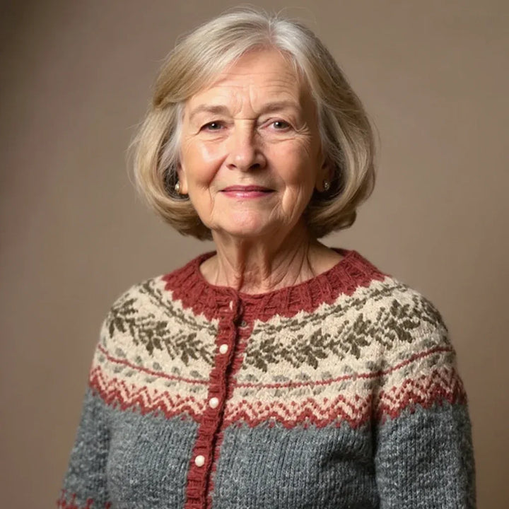 TASHA | VINTAGE ICELANDIC CARDIGAN - MABEL LONDON