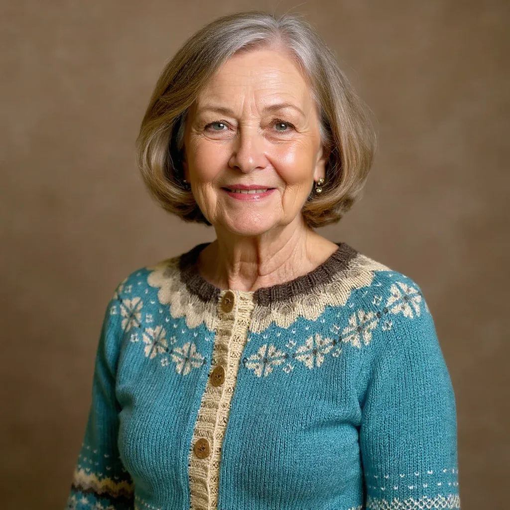 ALLEGRA | VINTAGE ICELANDIC CARDIGAN - MABEL LONDON