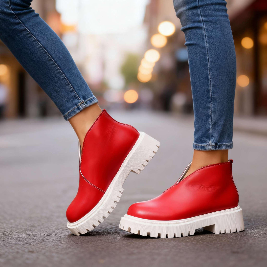 Lindsey Orthopedic Ankle Boots - MABEL LONDON