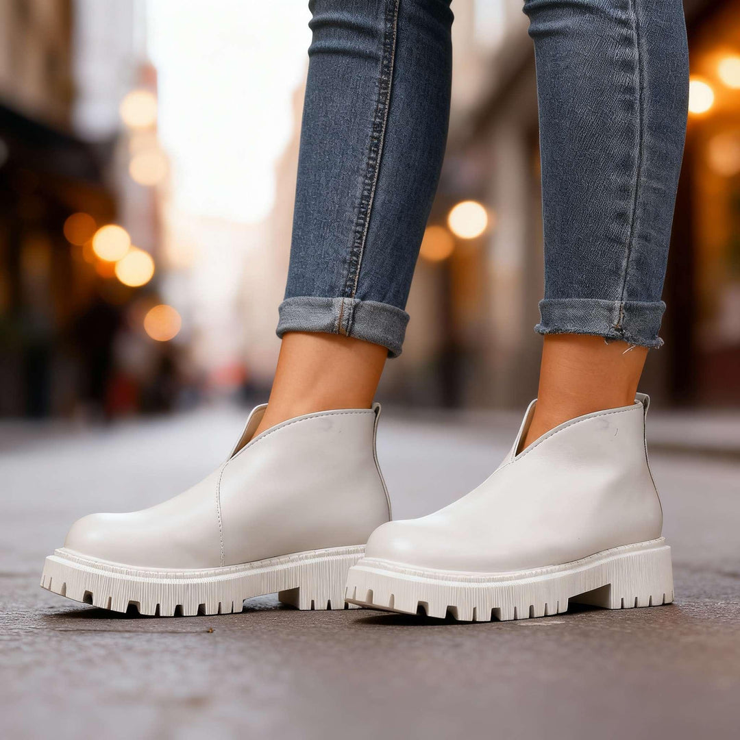 Lindsey Orthopedic Ankle Boots - MABEL LONDON