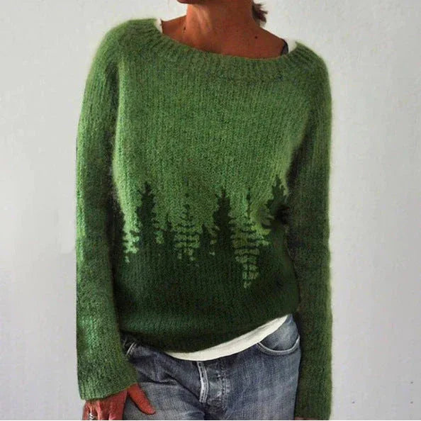 LAURIE™ - Forest Knit Sweater - MABEL LONDON