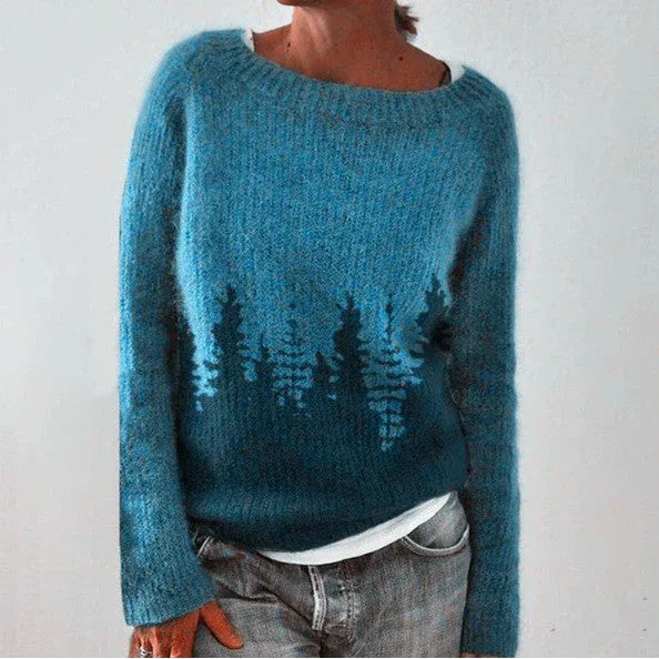 LAURIE™ - Forest Knit Sweater - MABEL LONDON