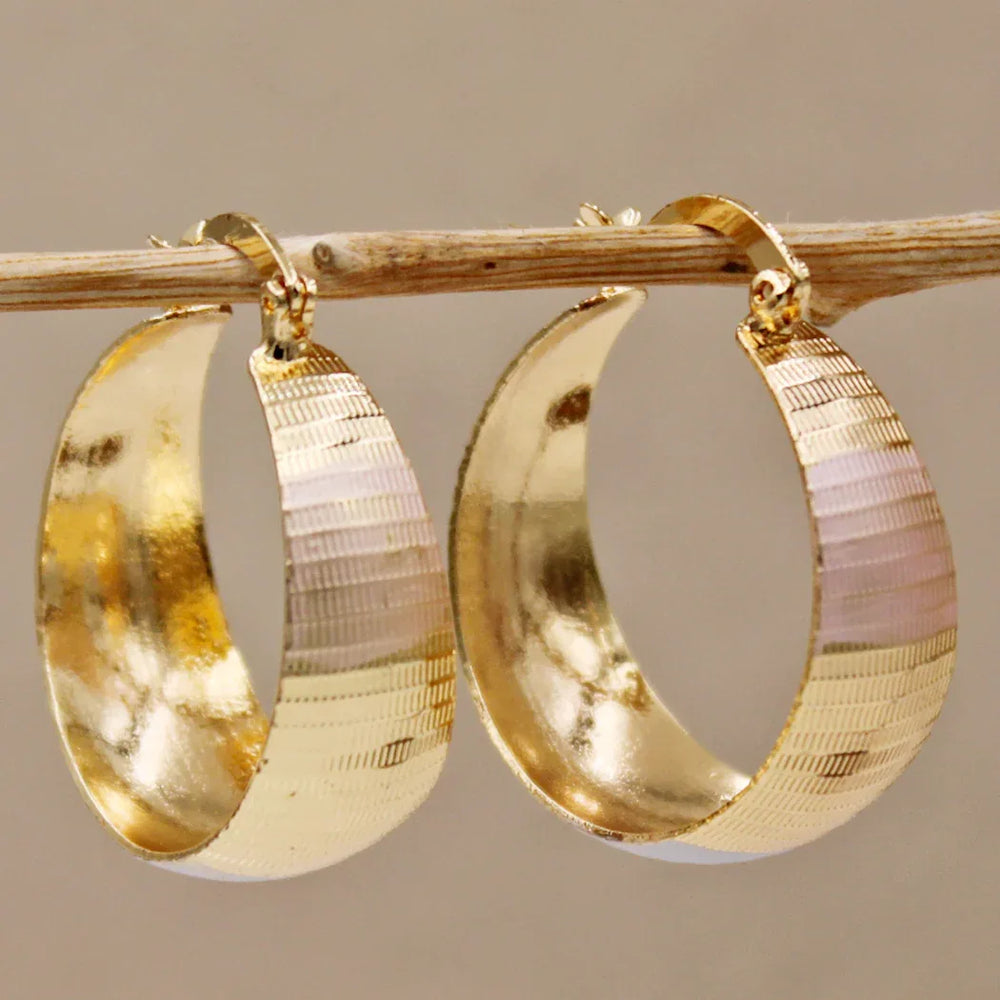 Luxe Polished Gold Earrings - MABEL LONDON