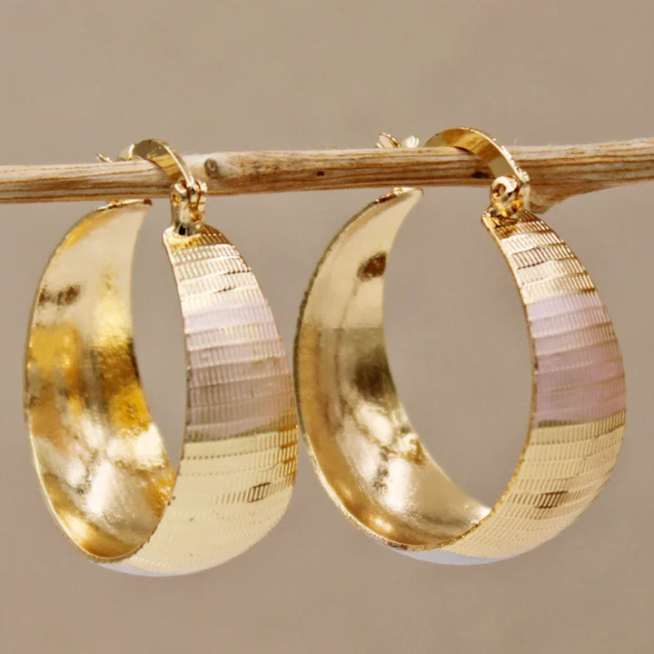 Luxe Polished Gold Earrings - MABEL LONDON