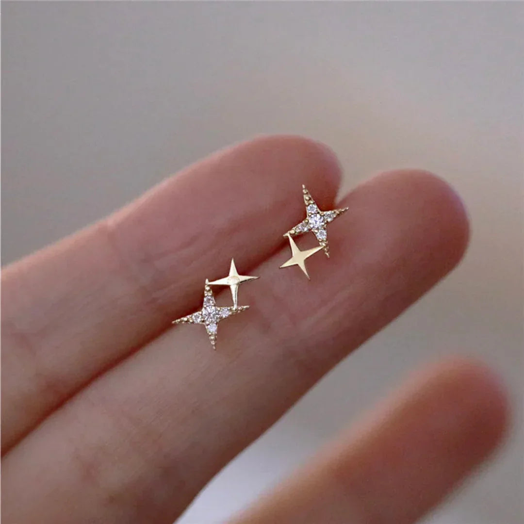 Shimmering Star Earrings - MABEL LONDON