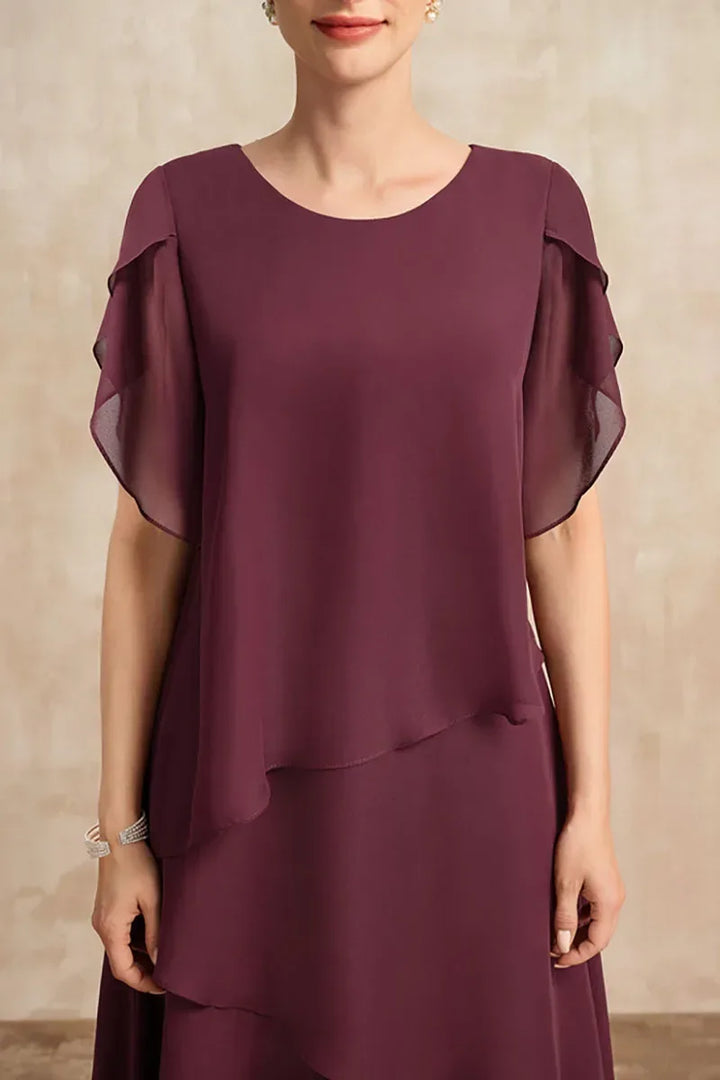 SAKURA™ - Flowing Charm Midi Dress - MABEL LONDON