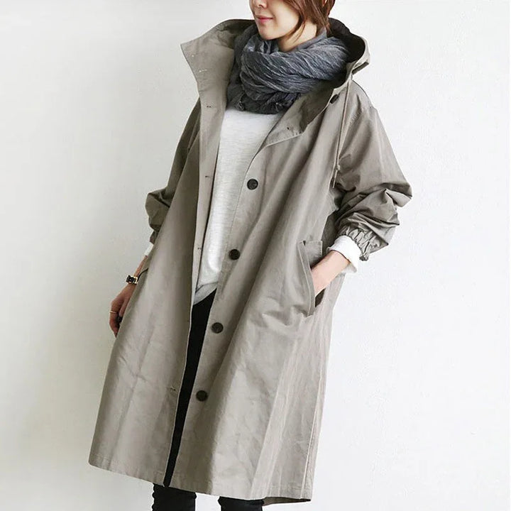 EVA™ | Tailored Fashion Trench Coat - MABEL LONDON