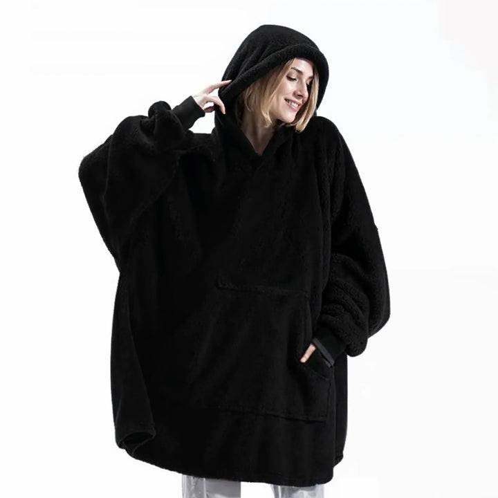 COZYCLOUD™ - Fleece-Lined Oversized Hoodie - MABEL LONDON