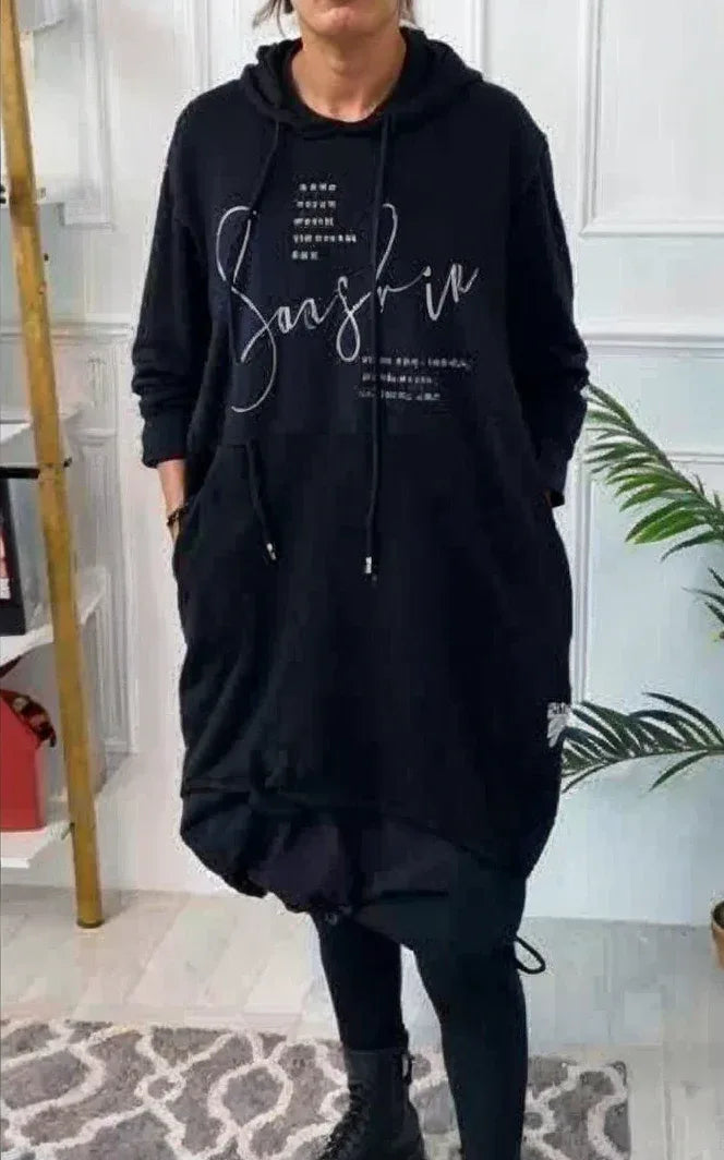 MADELEINE™ - Casual Hooded Dress - MABEL LONDON