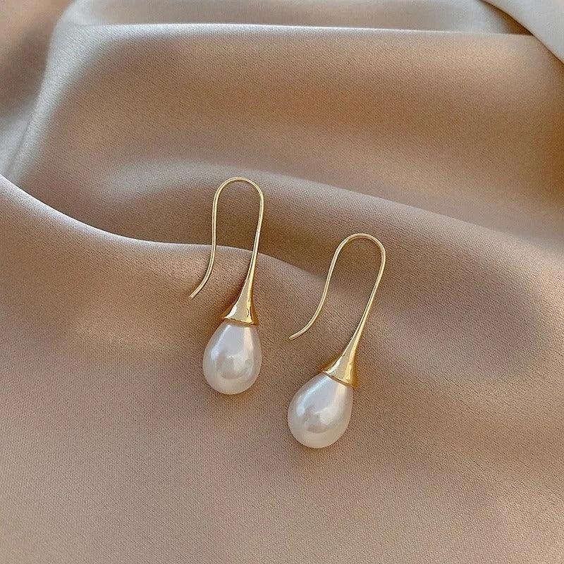 Classic Pearl Drop Earrings - MABEL LONDON