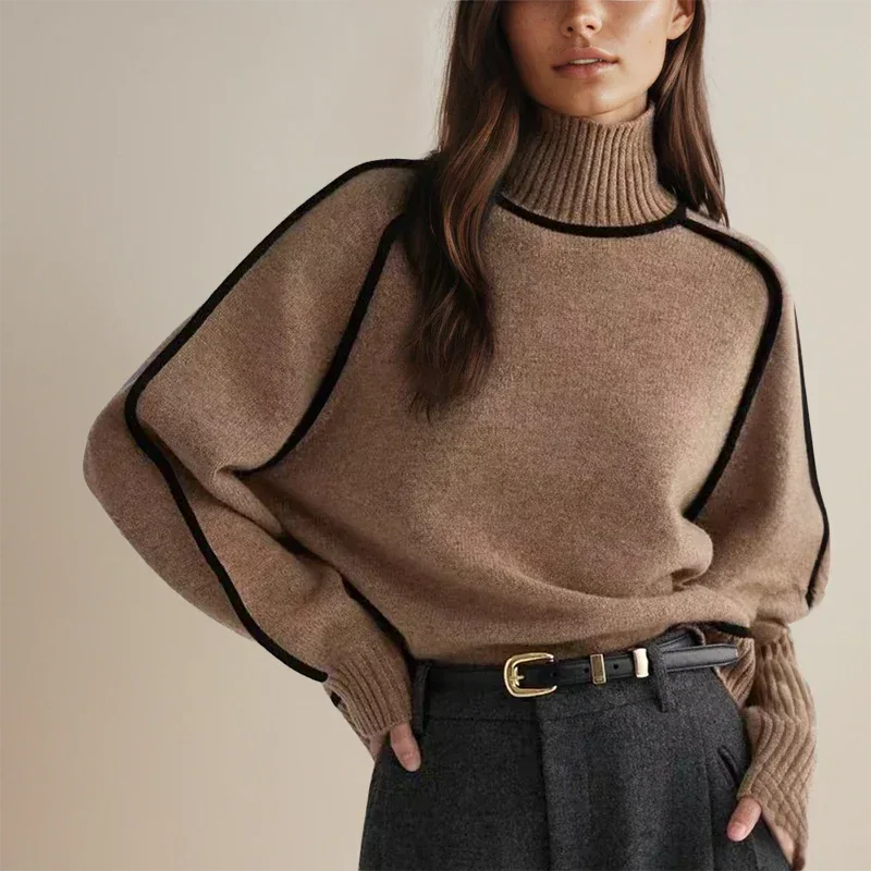 FAYLIN™ - Modern Turtleneck Sweater - MABEL LONDON