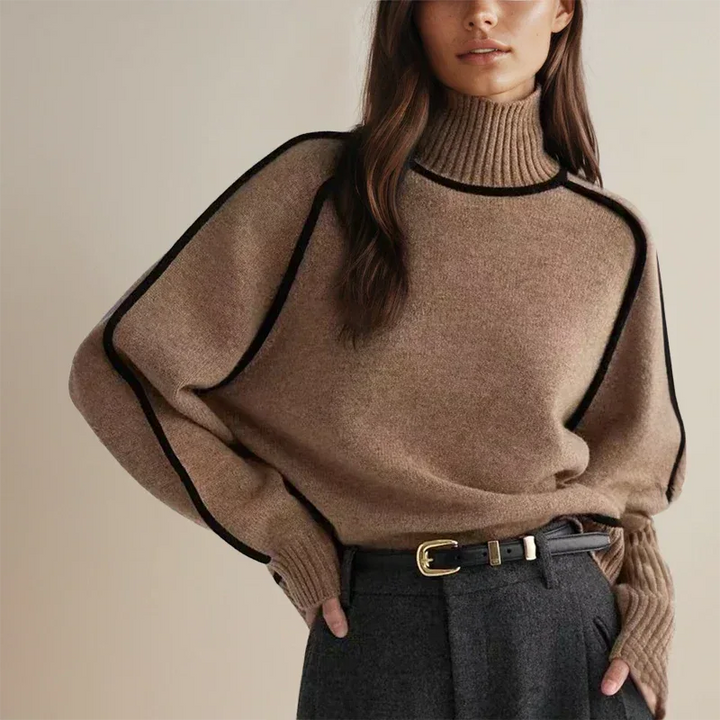 FAYLIN™ - Modern Turtleneck Sweater - MABEL LONDON