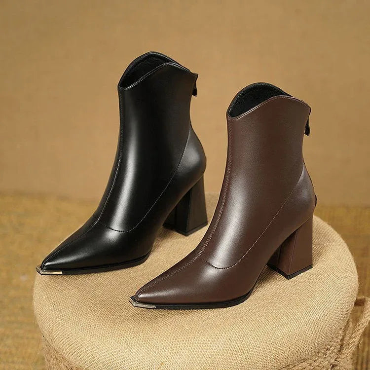 NOX™ - Chrome Tip Chelsea Boots - MABEL LONDON