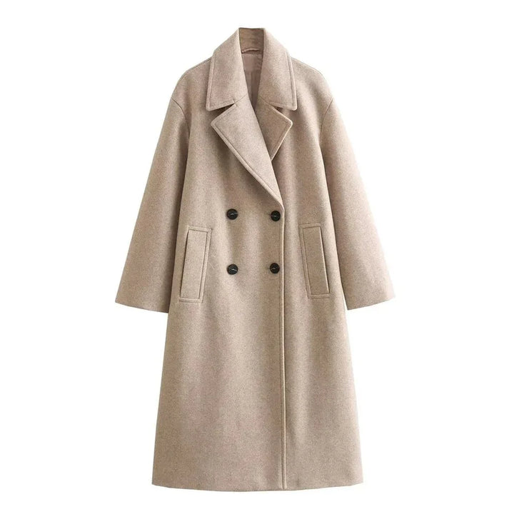 Lyna - Warm Winter Coat with Elegant Design - MABEL LONDON