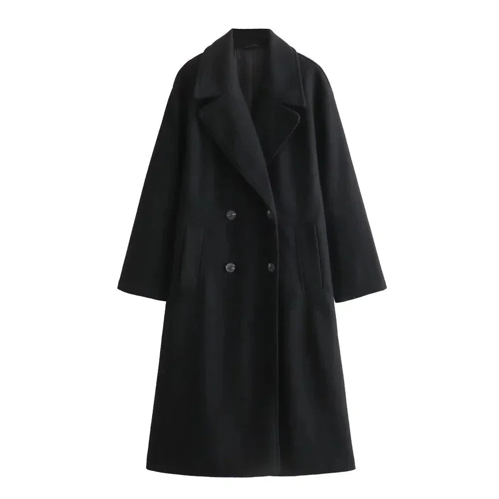 Lyna - Warm Winter Coat with Elegant Design - MABEL LONDON