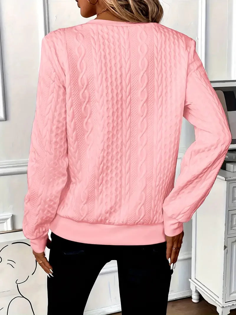 EMMA™ | Elegant Quarter-Zip Sweater - MABEL LONDON