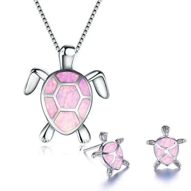 Opal Sea Turtle Jewelry Set - MABEL LONDON
