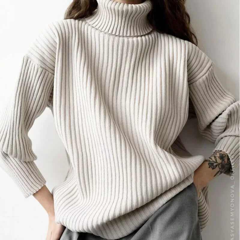 INAYA™ - Cosy Turtleneck Knit Set - MABEL LONDON