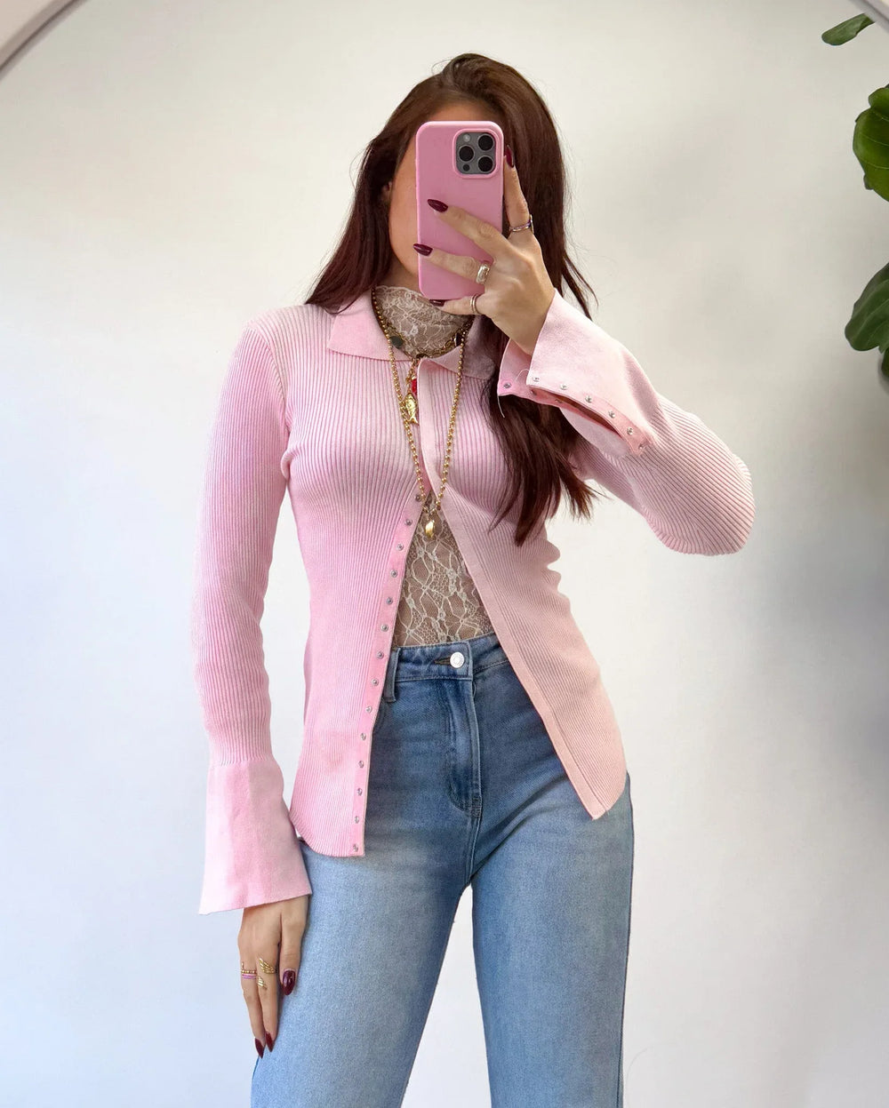 Sophia Vest Pink - MABEL LONDON
