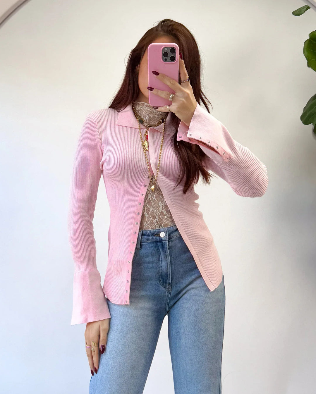 Sophia Vest Pink - MABEL LONDON