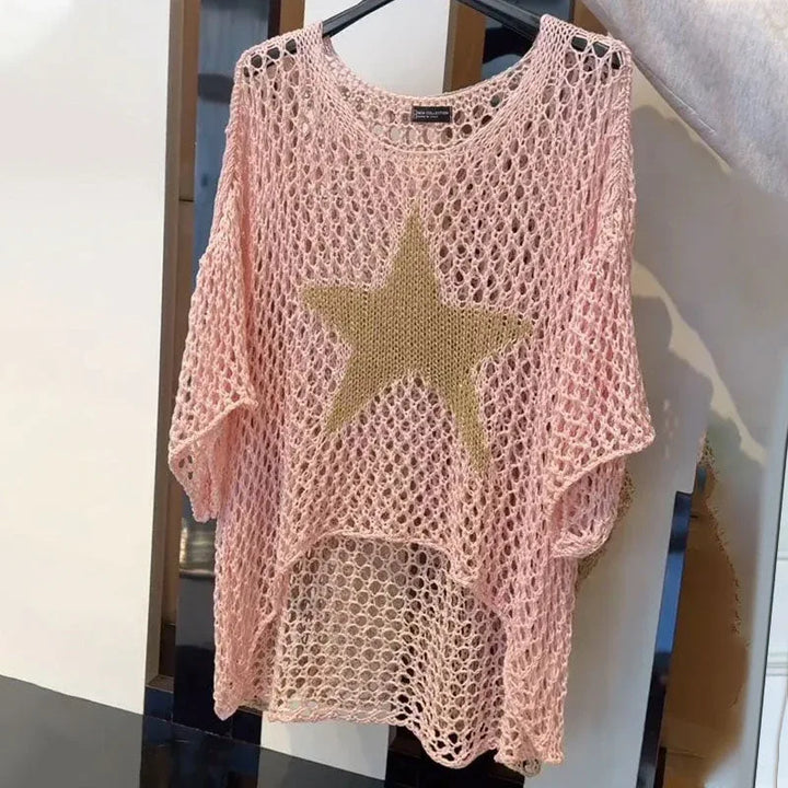 Lystrielle | Starry Knit Top - MABEL LONDON