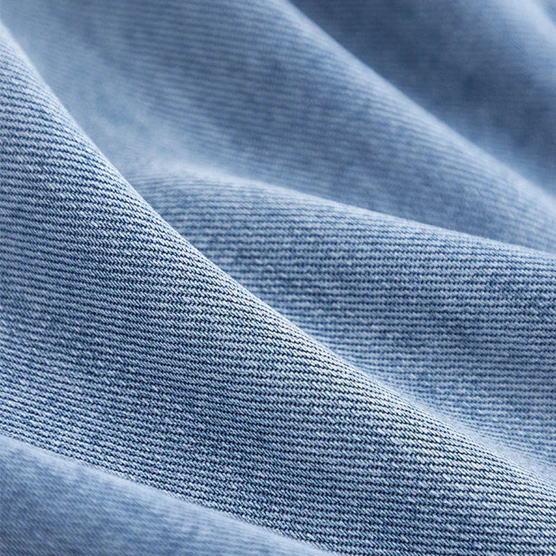 ELORA™ - Two-Tone Denim Trench - MABEL LONDON