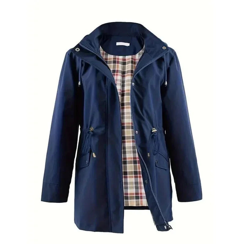 Alva | Water-Repellent Rain Jacket - MABEL LONDON