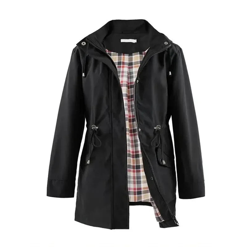 Alva | Water-Repellent Rain Jacket - MABEL LONDON