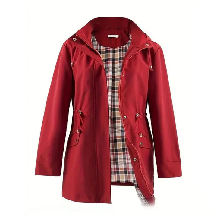 Alva | Water-Repellent Rain Jacket - MABEL LONDON