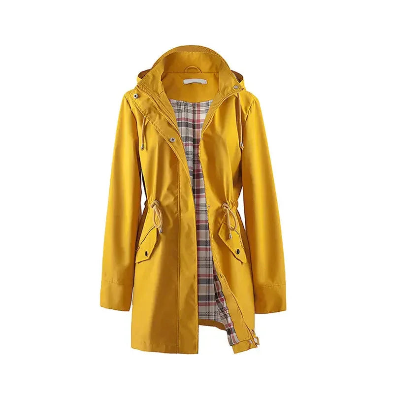 Alva | Water-Repellent Rain Jacket - MABEL LONDON