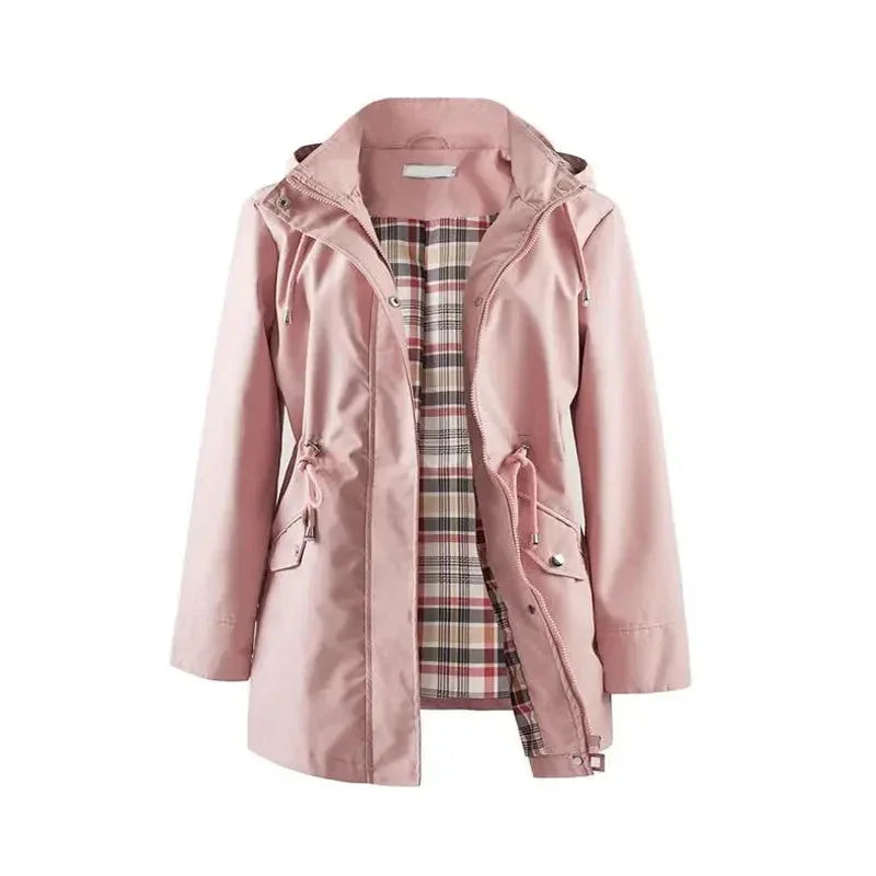 Alva | Water-Repellent Rain Jacket - MABEL LONDON