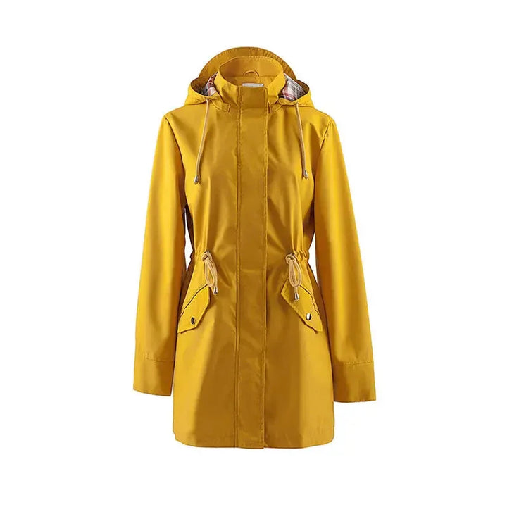 Alva | Water-Repellent Rain Jacket - MABEL LONDON
