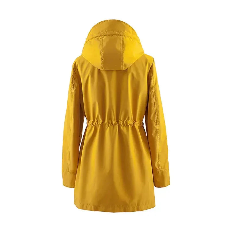 Alva | Water-Repellent Rain Jacket - MABEL LONDON