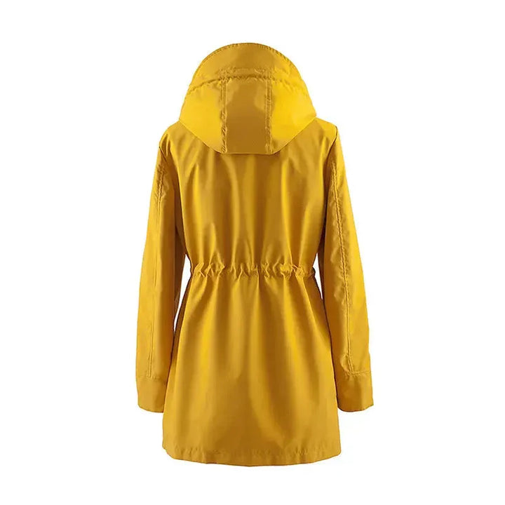 Alva | Water-Repellent Rain Jacket - MABEL LONDON