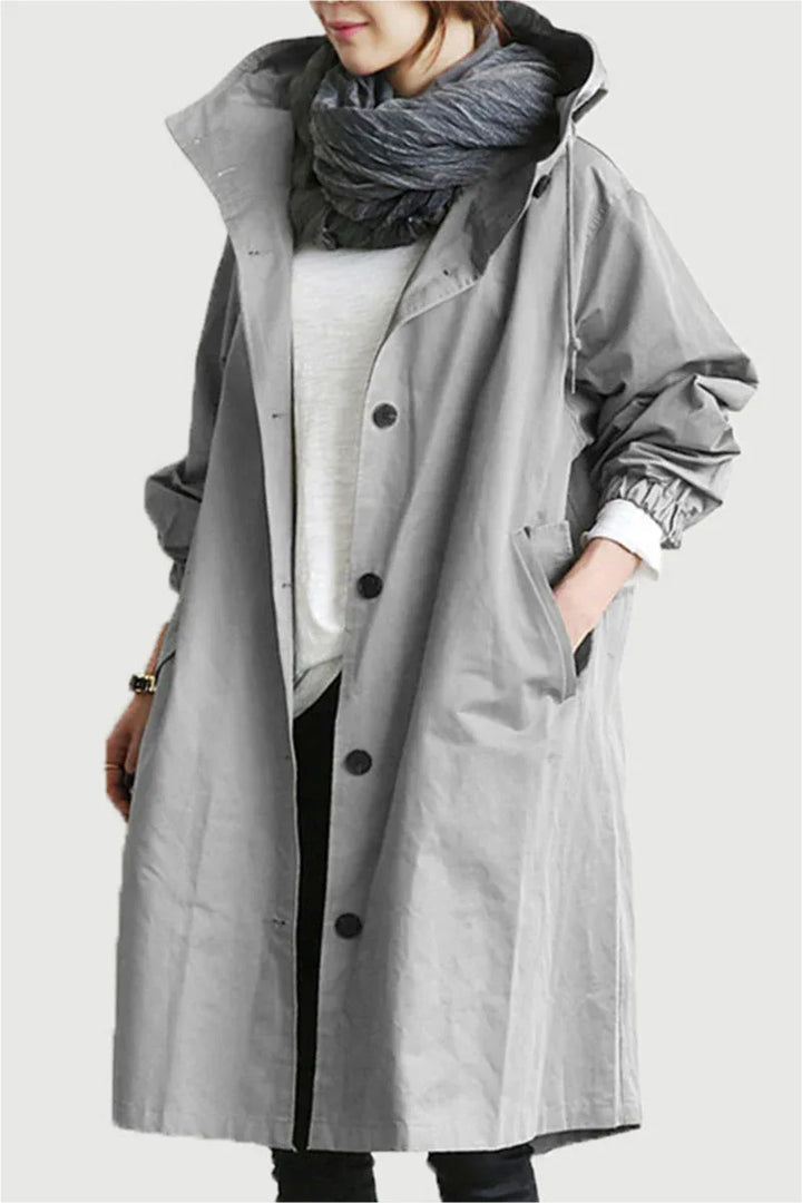 BARBARA™ | Oversized Water-Resistant Windbreaker - MABEL LONDON