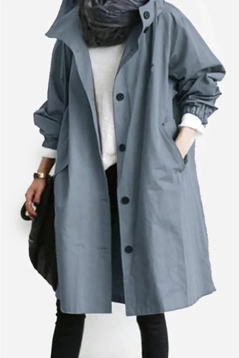 BARBARA™ | Oversized Water-Resistant Windbreaker - MABEL LONDON