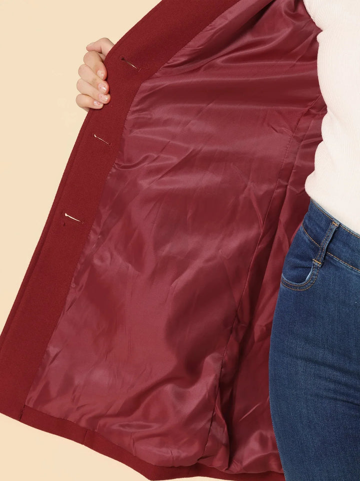 Josephine - Single Breasted Winter Trench Coat - MABEL LONDON