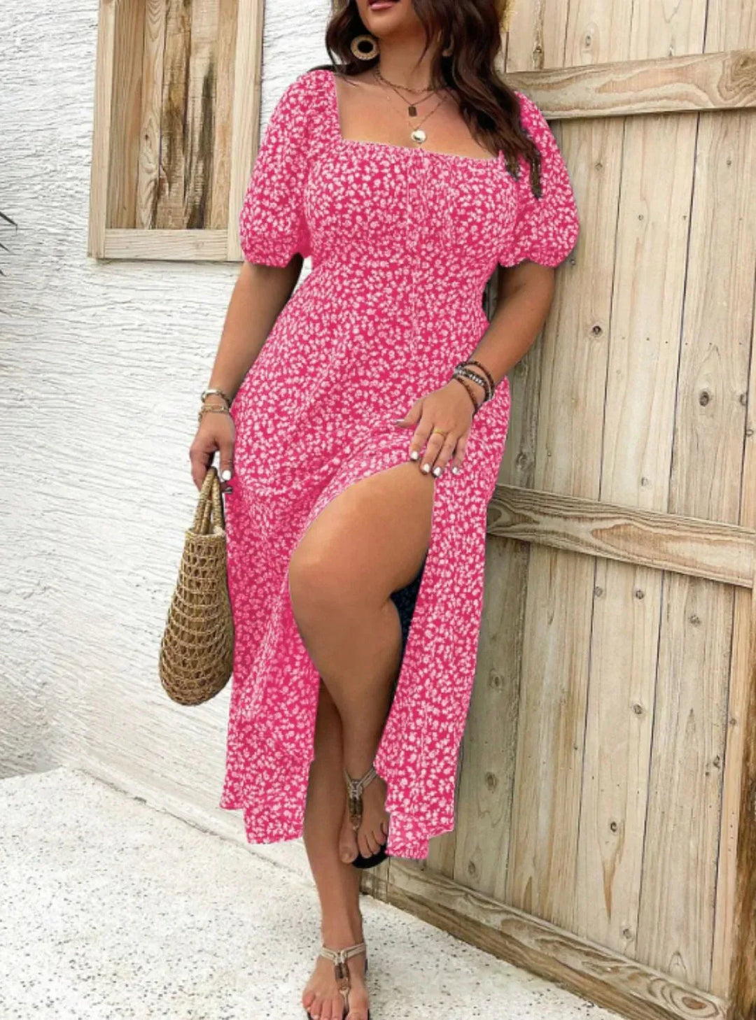 CLAIRE™ - Elegant Floral Maxi Dress - MABEL LONDON